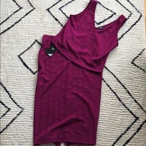 Zara Magenta Crop-Top & High-Waisted Pencil Skirt